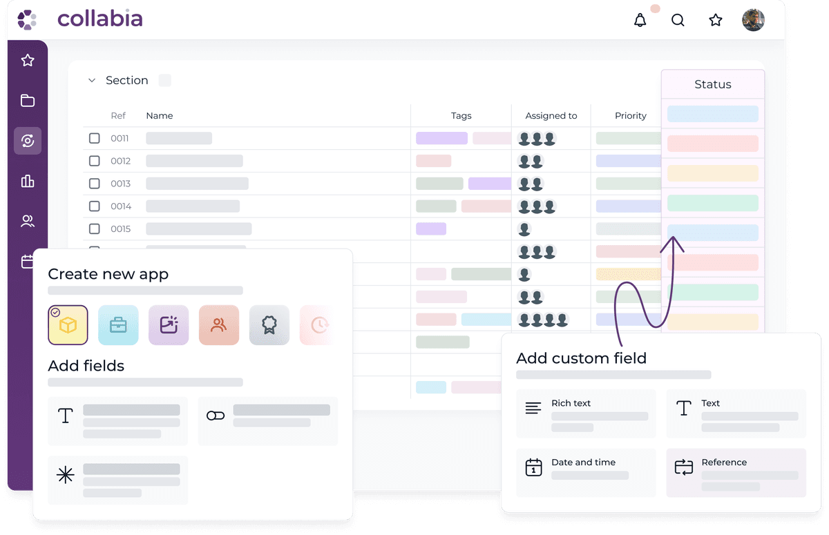 Collabia project management